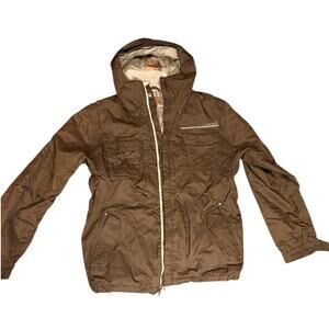 686 Men's Insulated Snowboard Jacket Brown Size Medium Mannual Winter Ski
